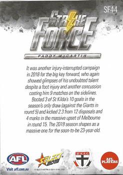 2019 Select Footy Stars - Strike Force #SF44 Patrick McCartin Back